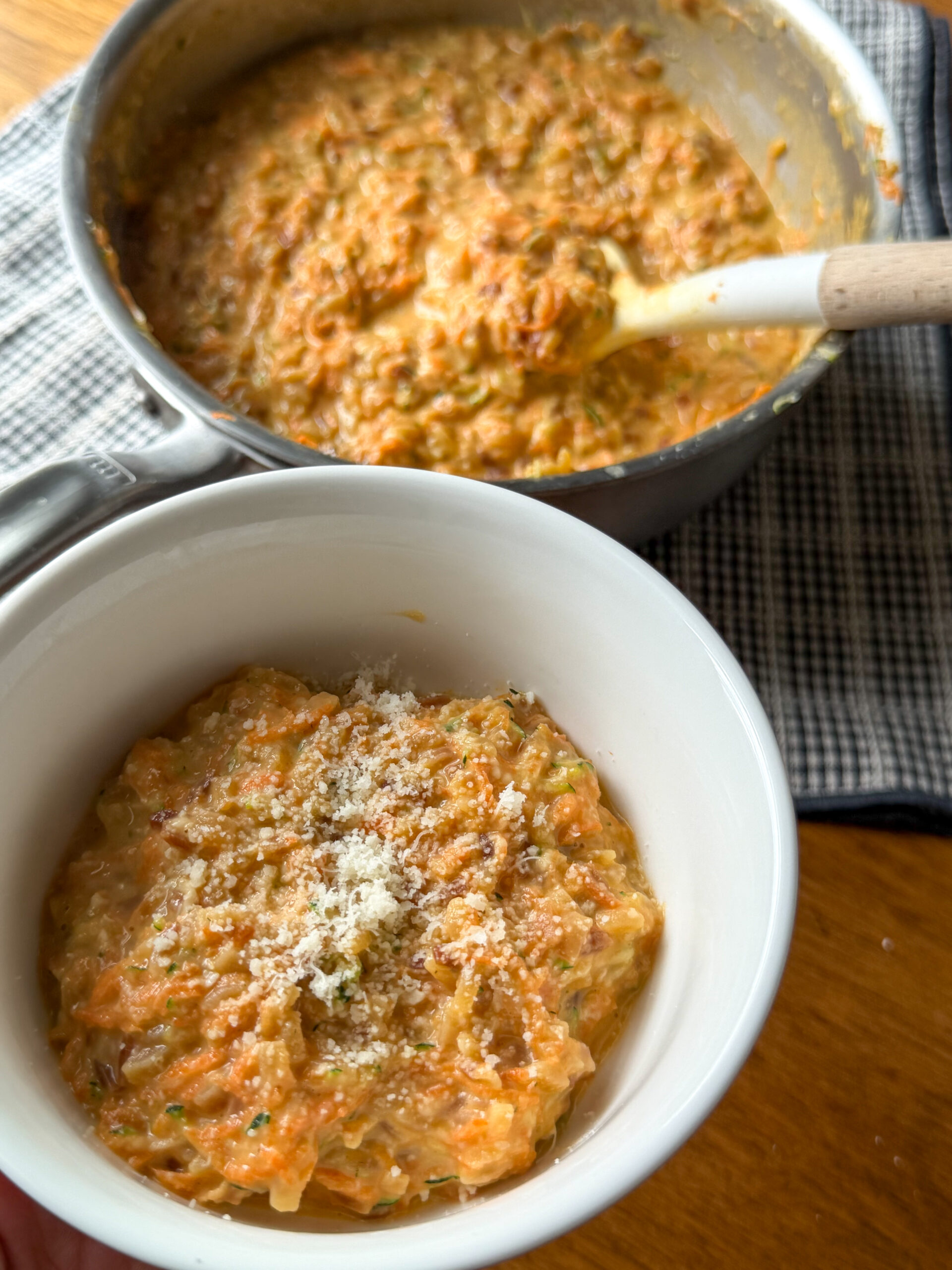 Creamy Veggie Orzo for Toddlers (one pot, easy to make)