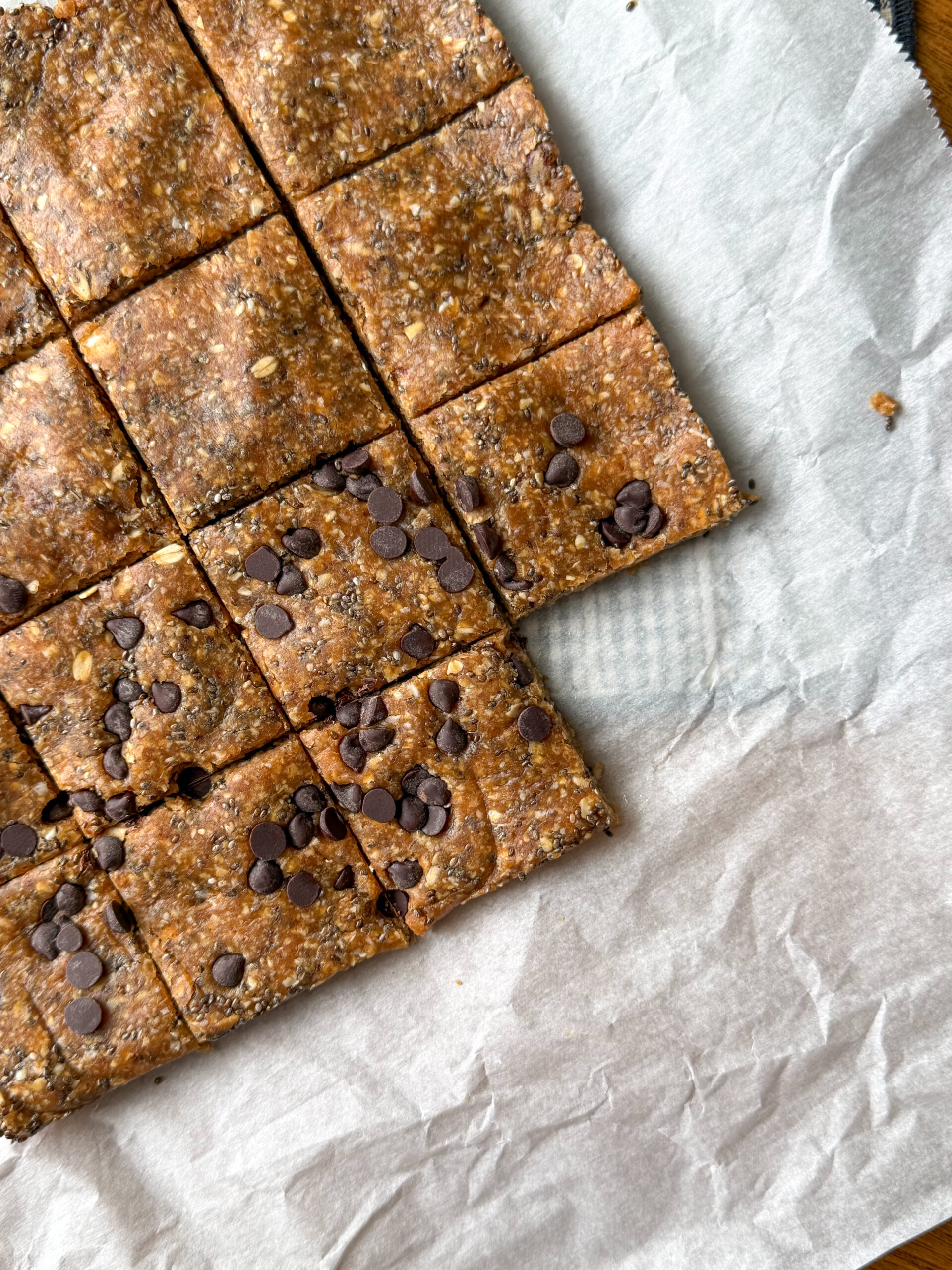 Peanut Butter Date Bars (only 3 simple ingredients, toddler snack)