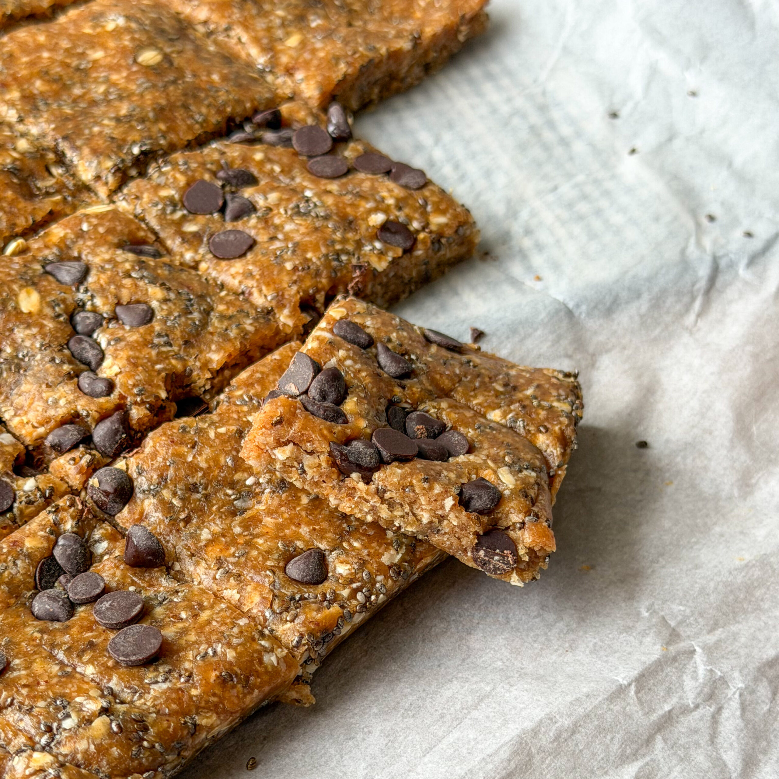 Peanut Butter Date Bars (only 3 simple ingredients, toddler snack)