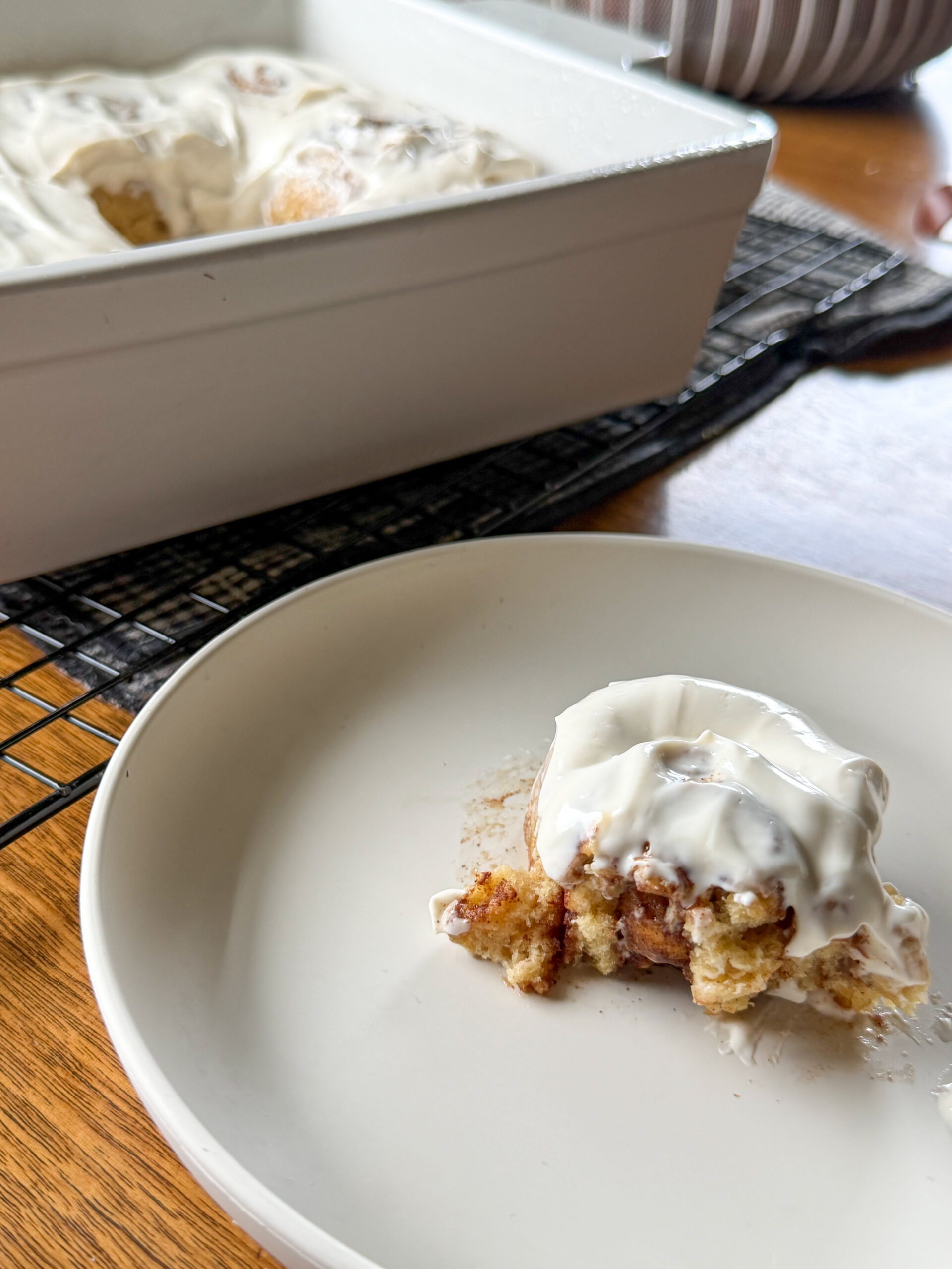 Greek Yogurt Cinnamon Rolls (no yeast, soft + easy to make)