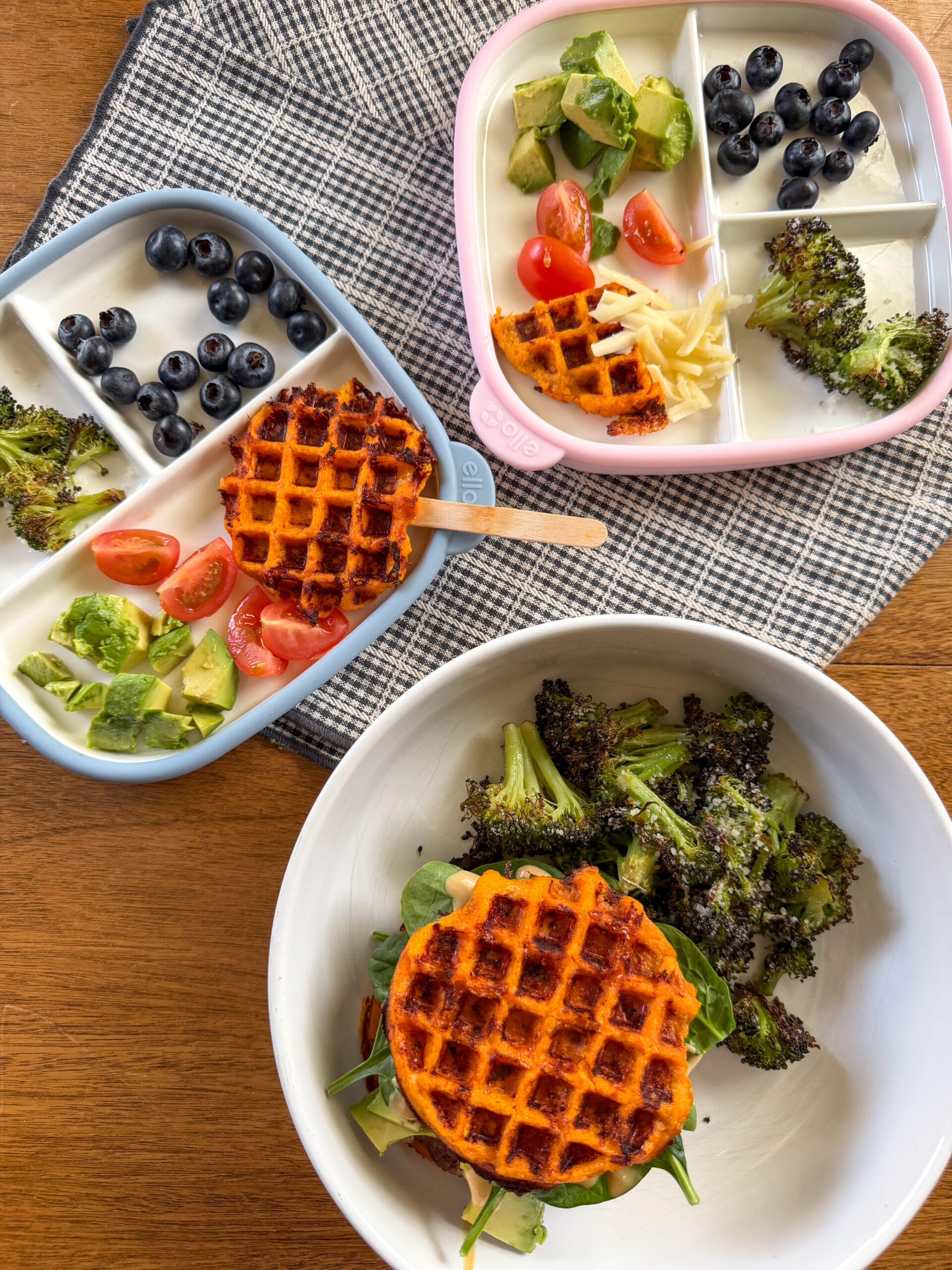 Savory Sweet Potato Waffles (only 3 simple ingredients!)
