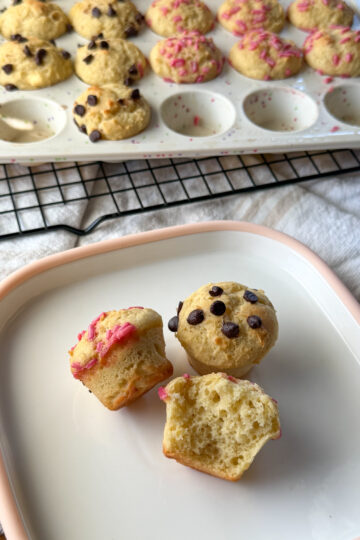Greek Yogurt Mini Muffins (healthy, better than Little Bites!)