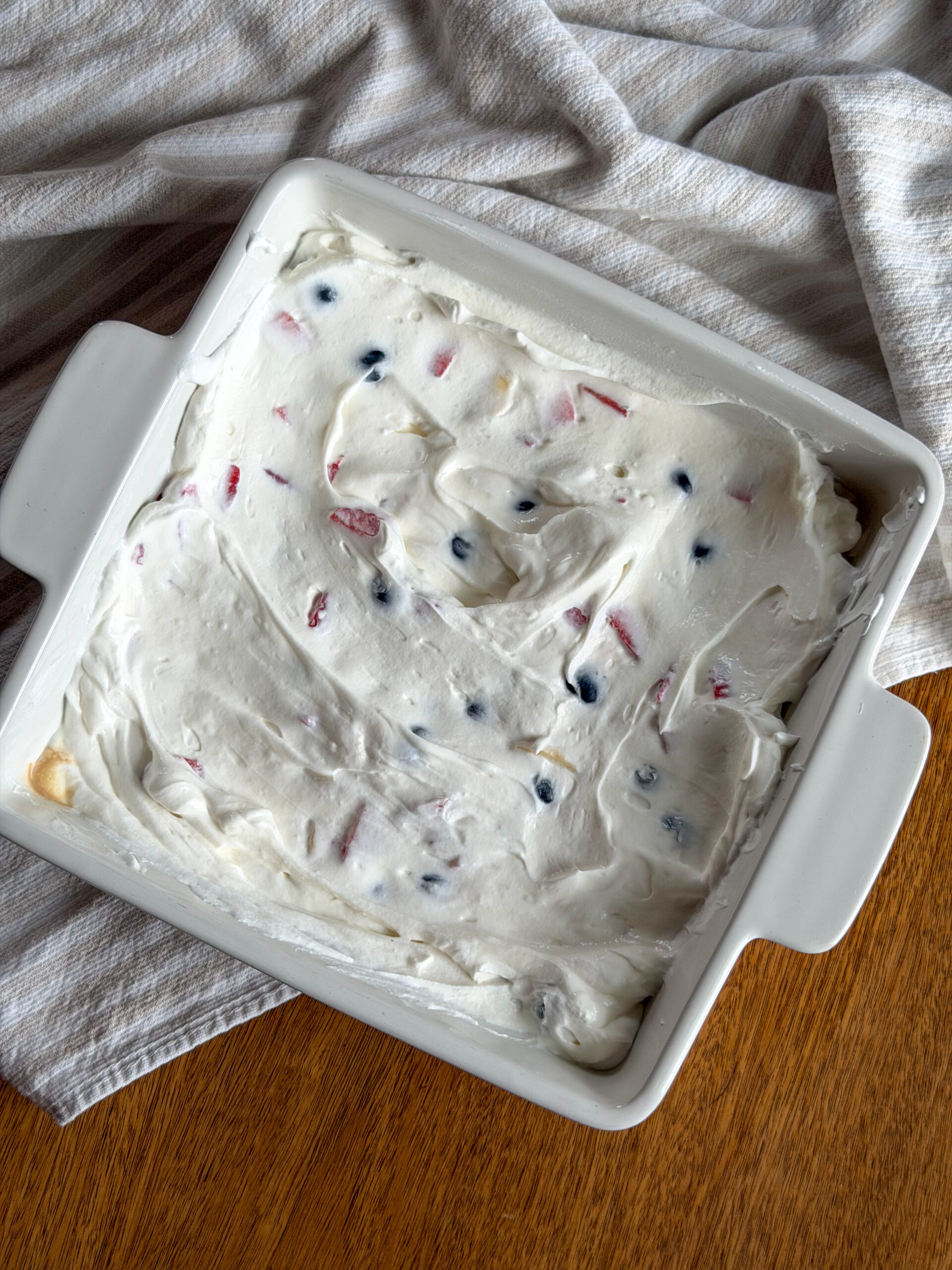 healthy Frozen Yogurt ice cream for Kids in the pan waiting to be scooped