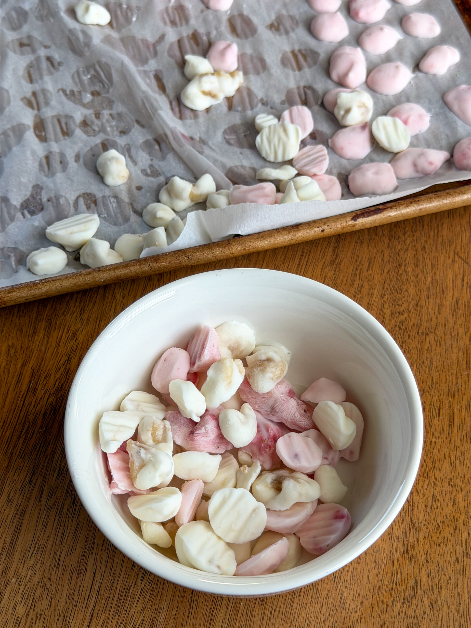 Frozen Yogurt Melts for toddlers (easy healthy snack for toddlers)