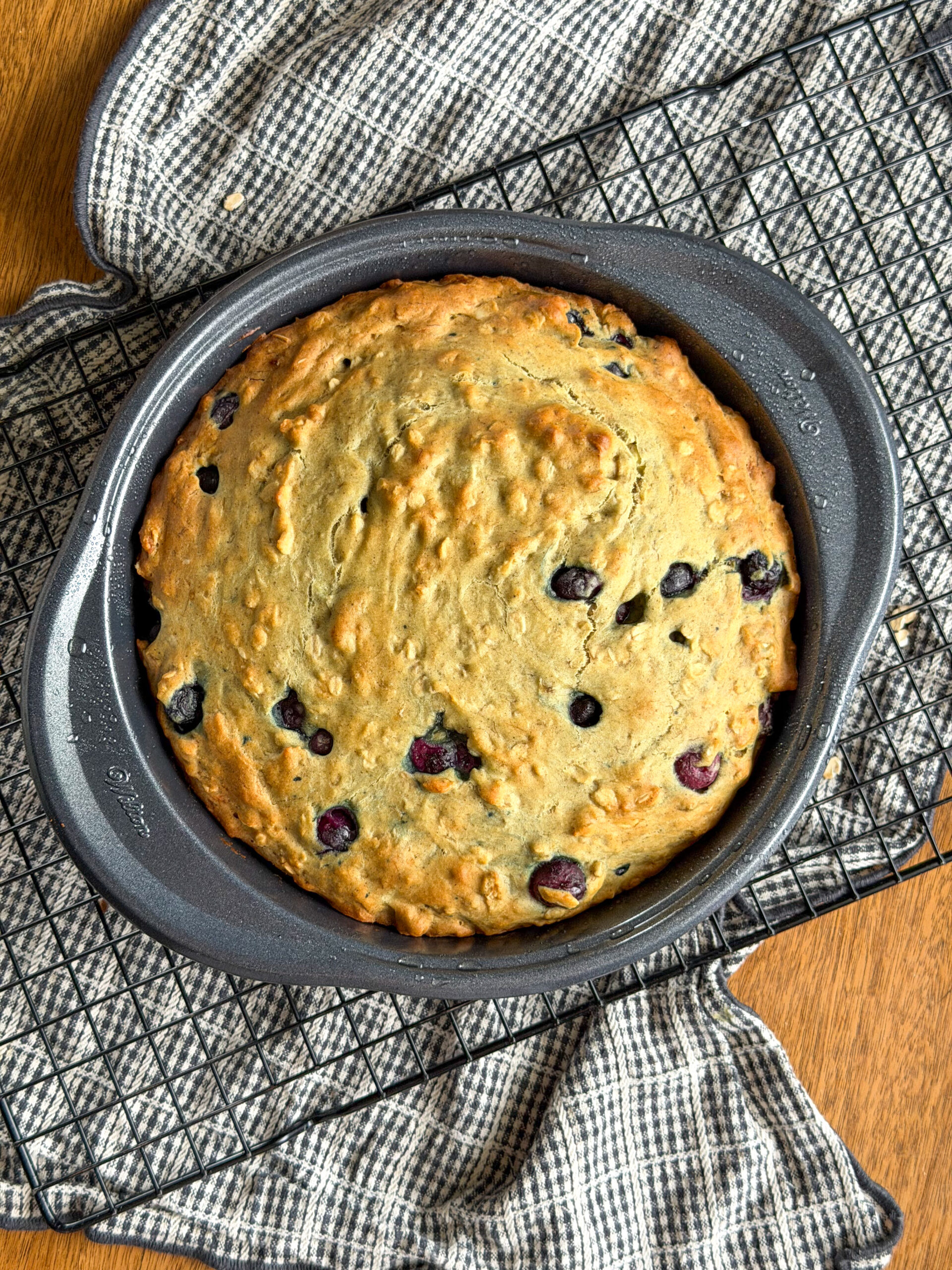 Blueberry Banana Cake for Kids (easy to make, no added sugar!)