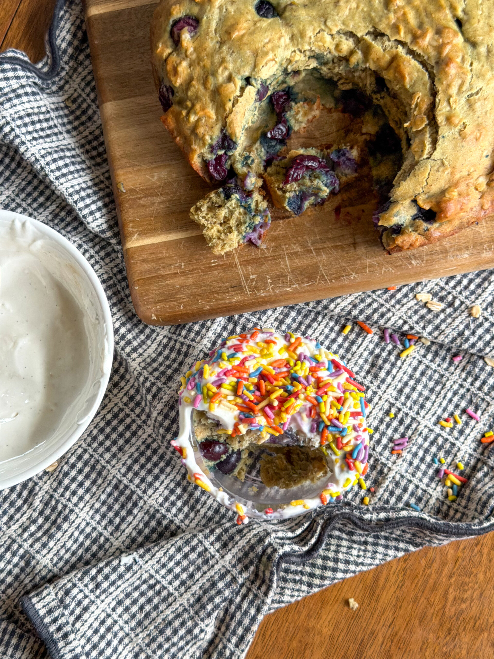 healthy blueberry banana cake for toddlers