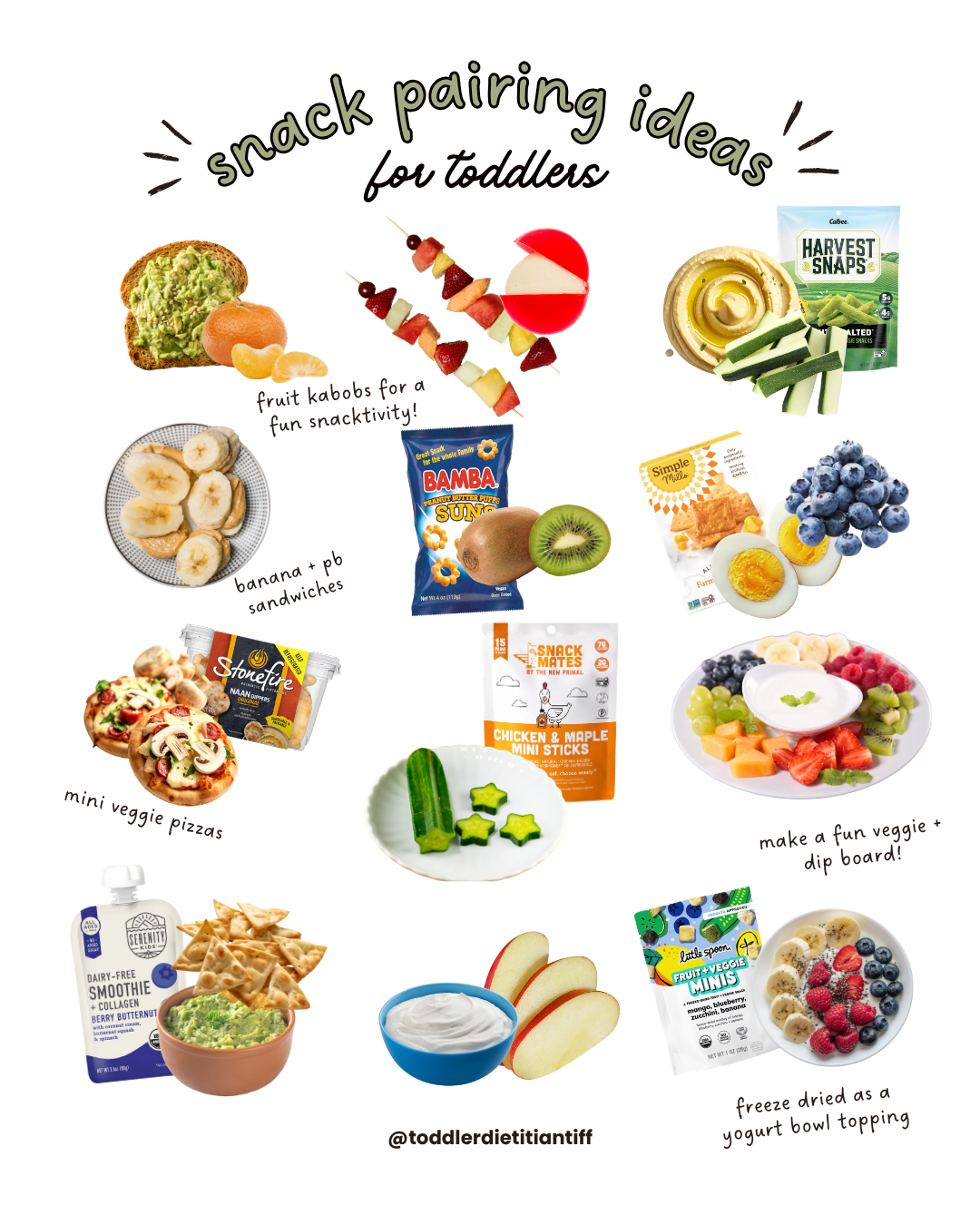 healthy packaged snacks for toddlers, toddler snack pairings