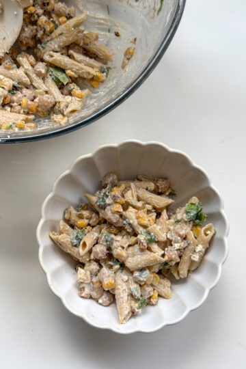 easy street corn pasta salad