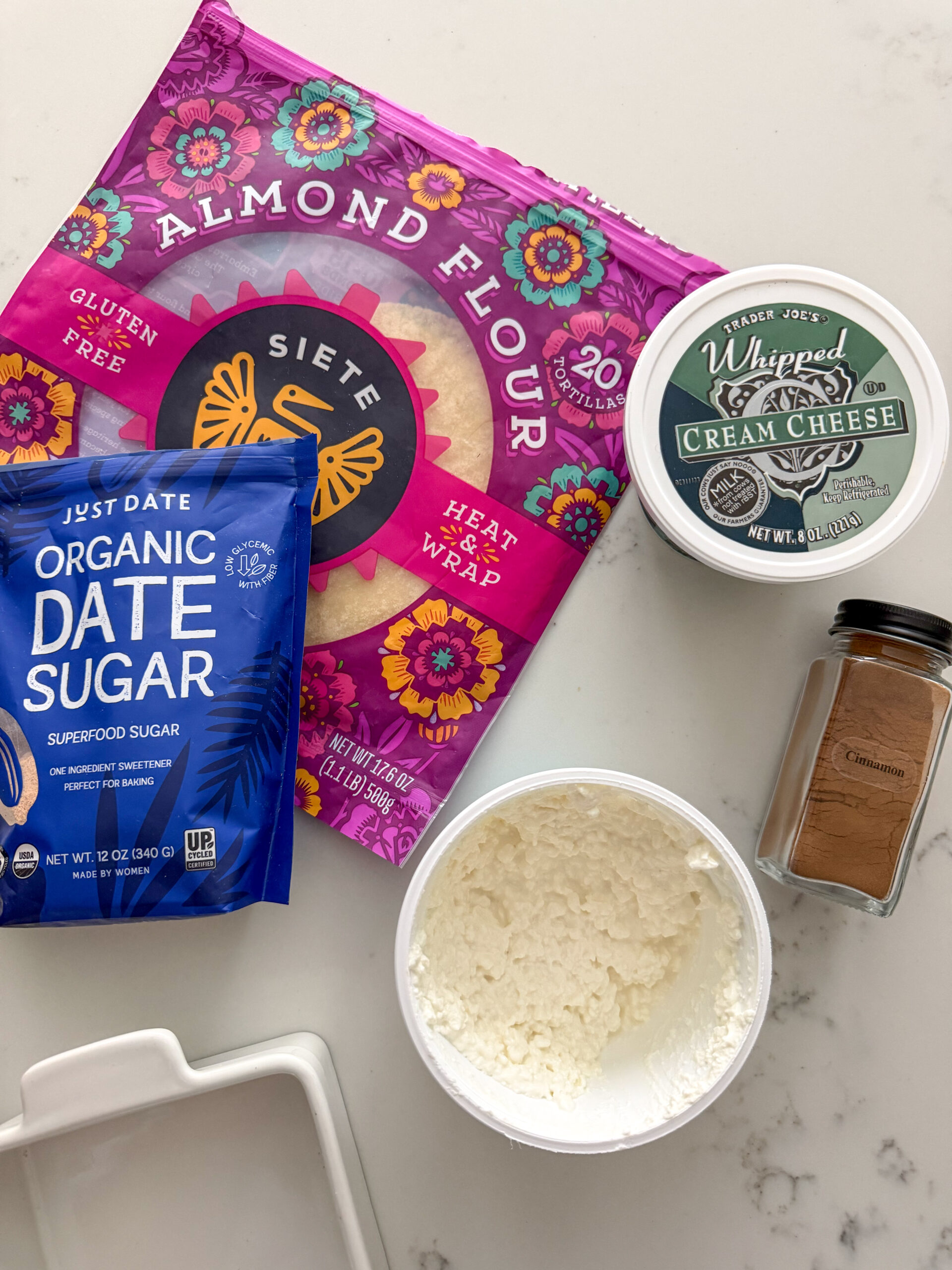 ingredients for Cinnamon Roll Bites (easy 10-minute breakfast for kids)