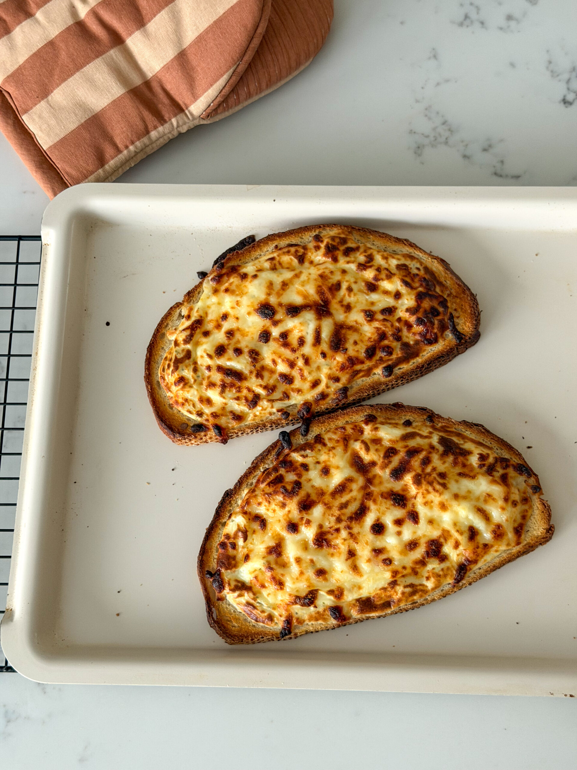 Air Fryer Cottage Cheese Toast for toddlers, kid friendly lunch (easy high protein lunch for kids)