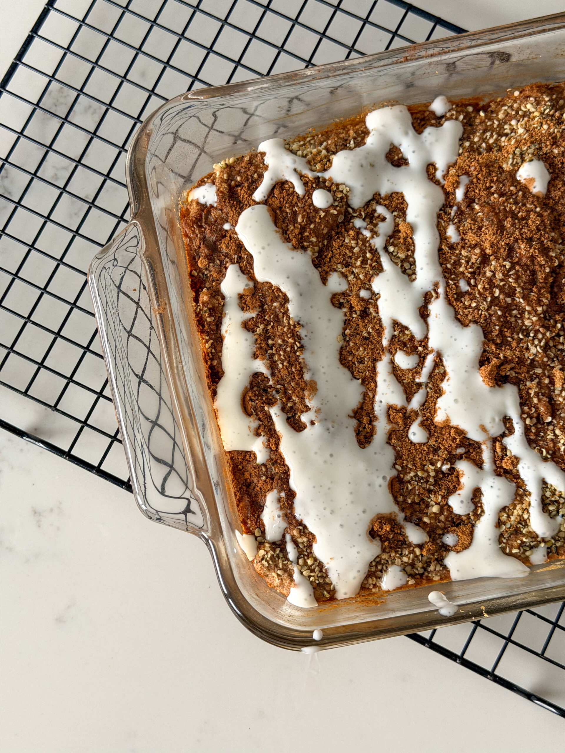 Cinnamon Roll Banana Bread for kids (easy to make, no added sugar!)