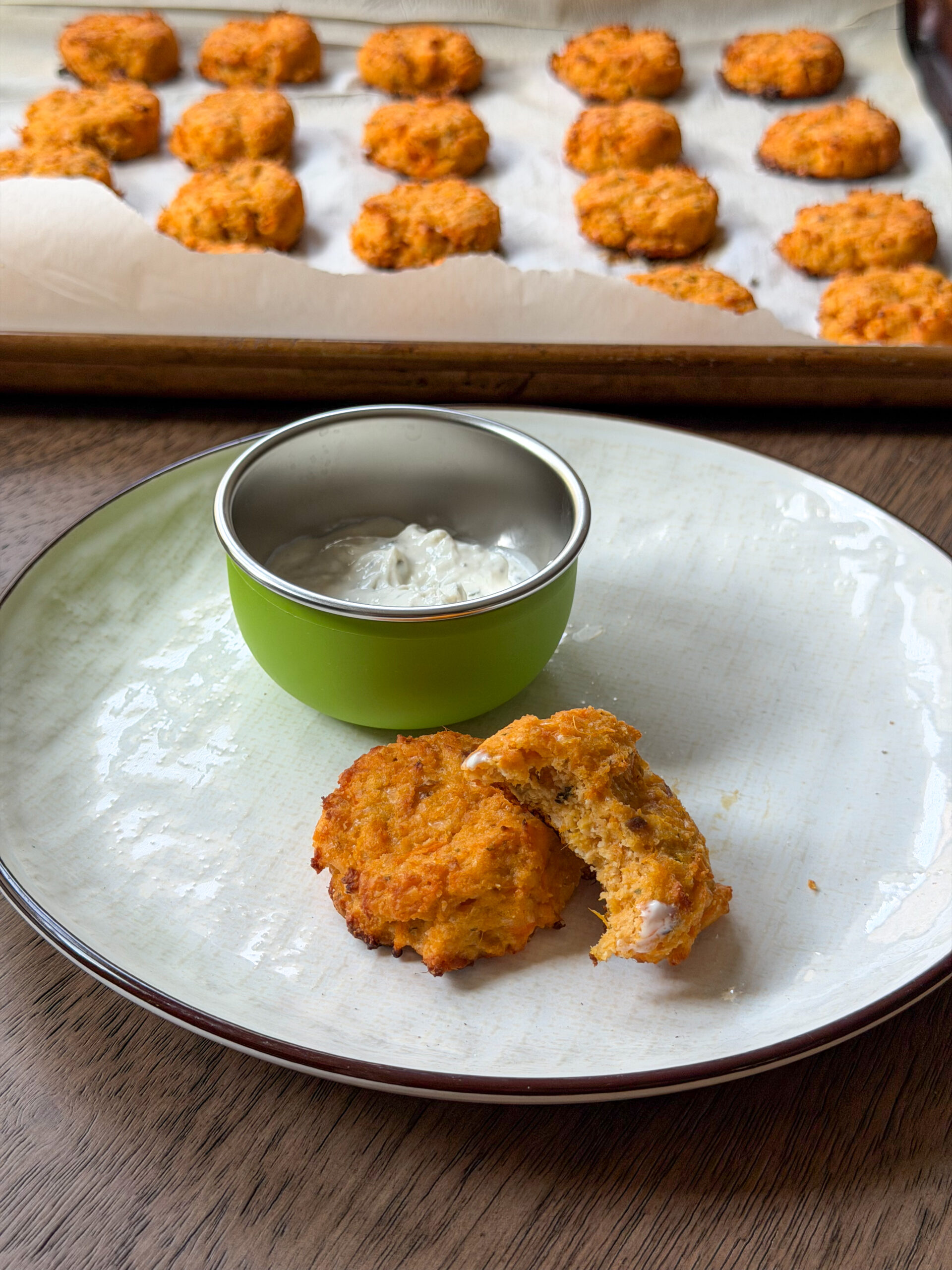 Sweet Potato Salmon Patties for toddlers (easy toddler-approved lunch)