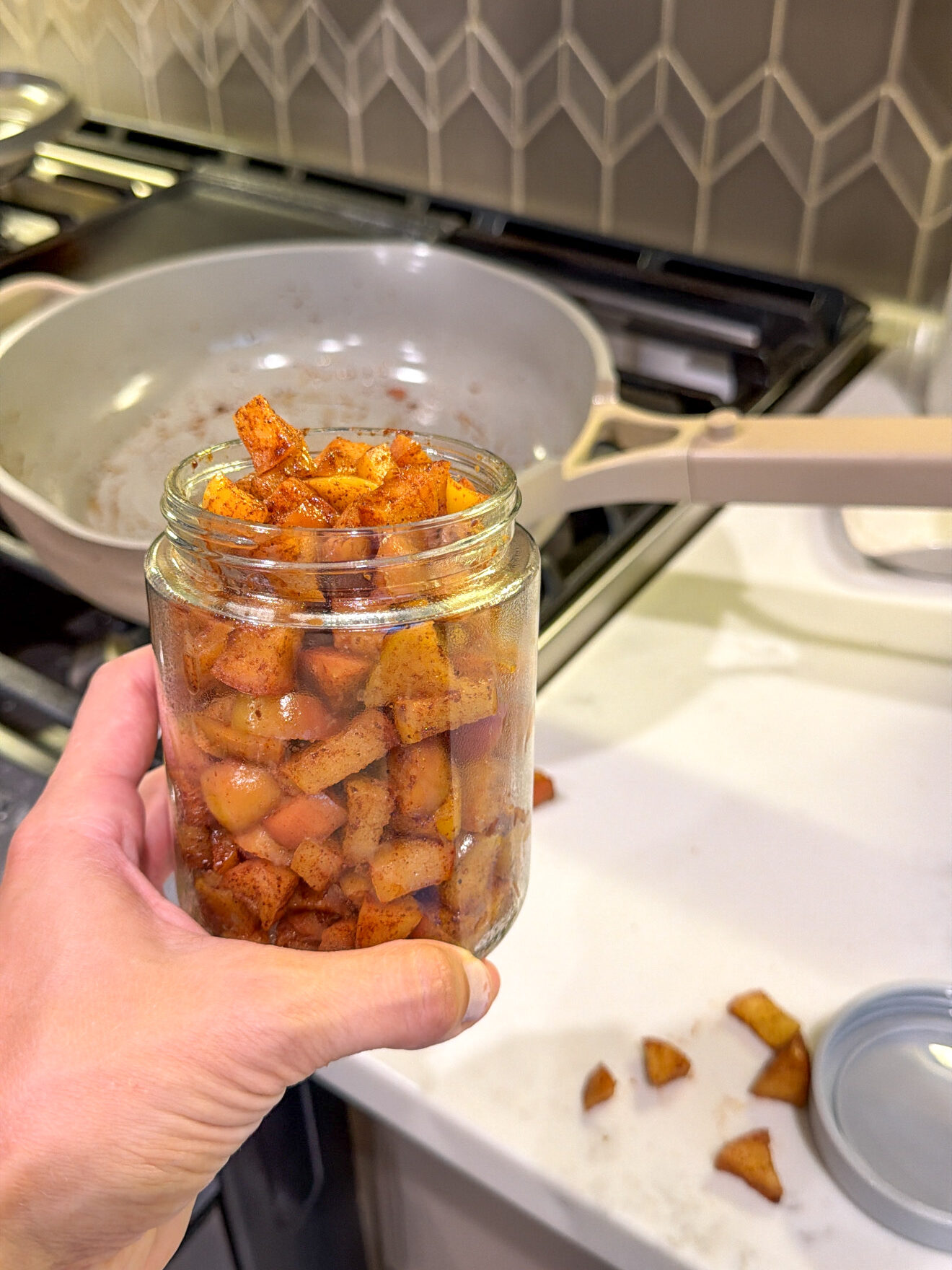 Cinnamon Apples for Toddlers (easy snack to make)