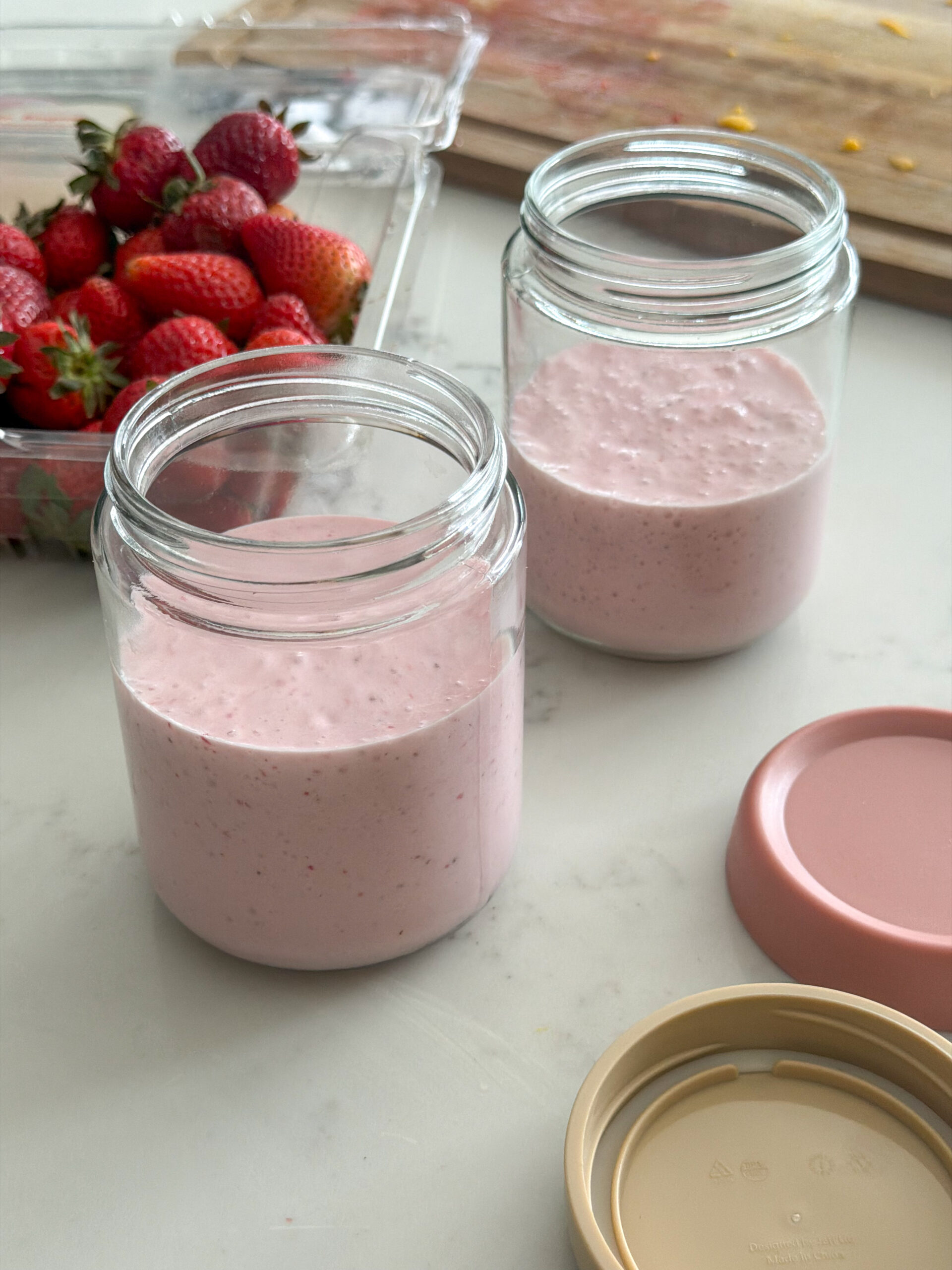 Homemade Yogurt Drink for Kids (so easy to make!)