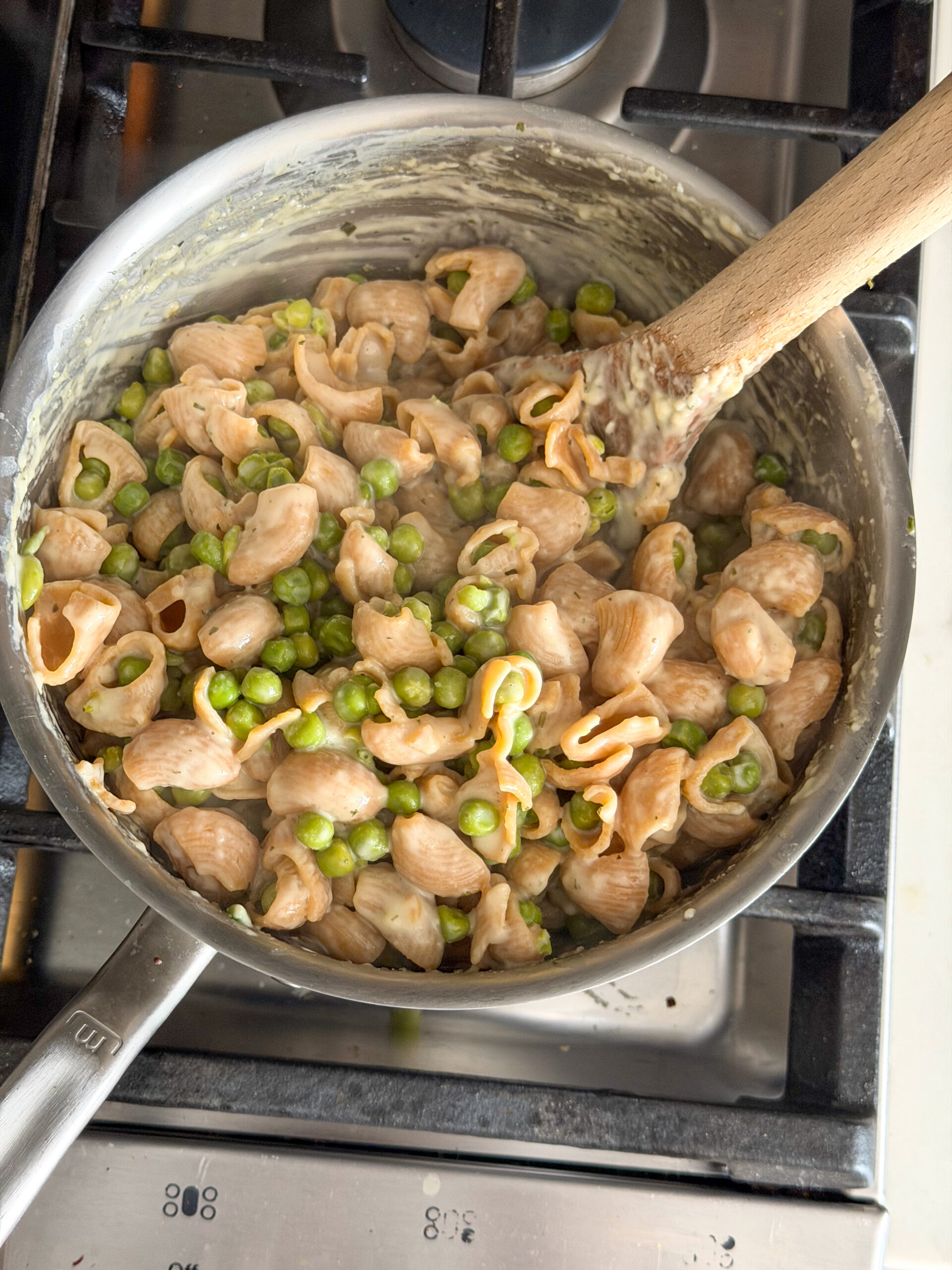 Easy Pasta and Peas (creamy one-pot dinner for kids)