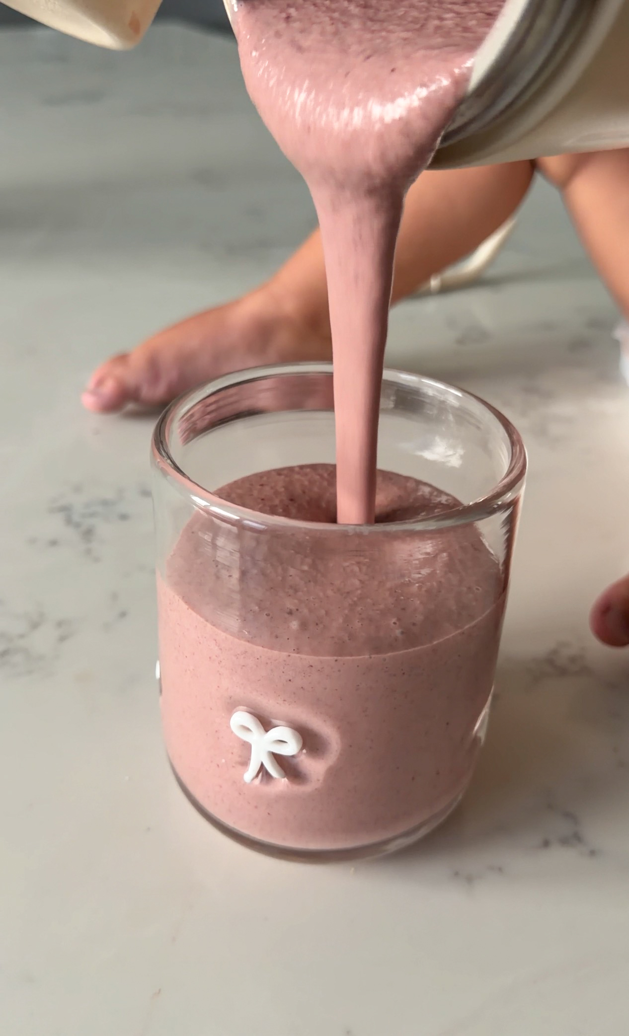 Cherry Smoothie for Kids (no added sugar, easy to make)