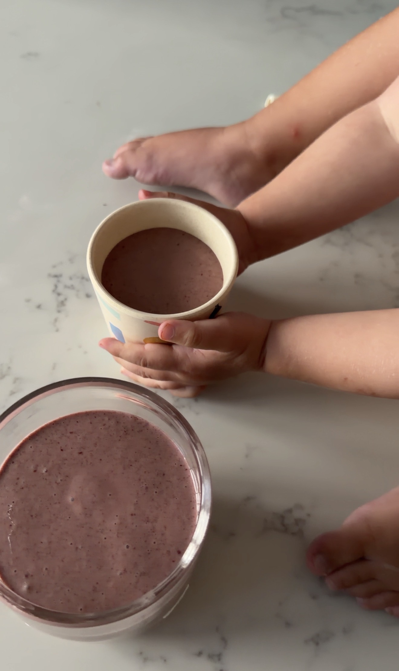 Cherry Smoothie for Kids (no added sugar, easy to make)