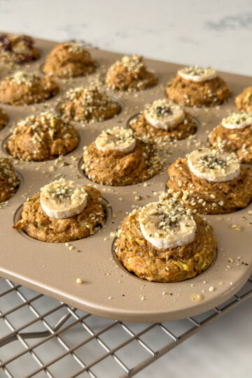 pumpkin zucchini muffins