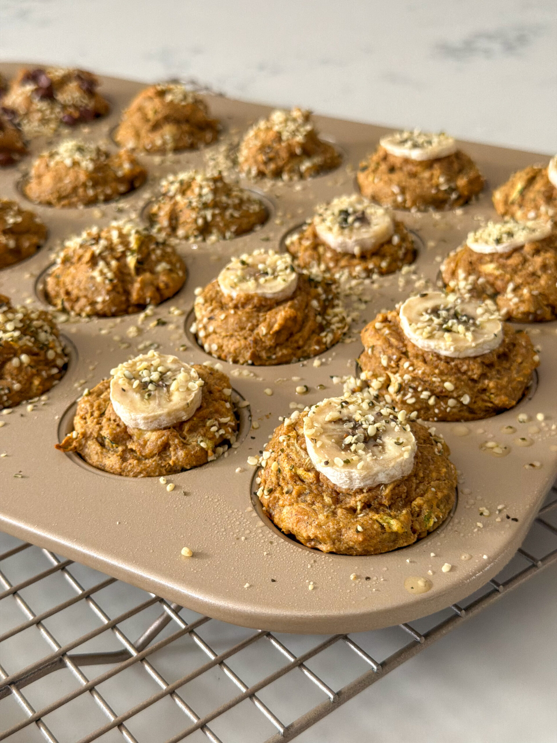 pumpkin zucchini muffins