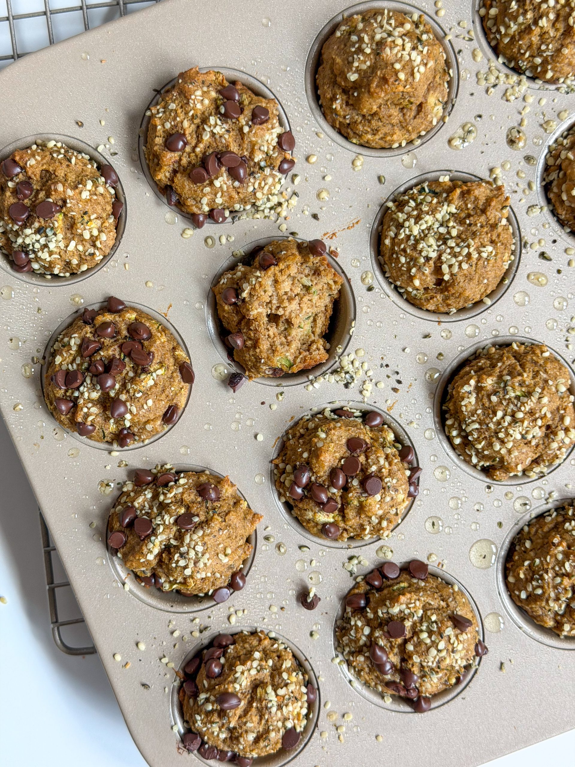 Pumpkin Zucchini Muffins for toddlers (easy to make, no added sugar!)