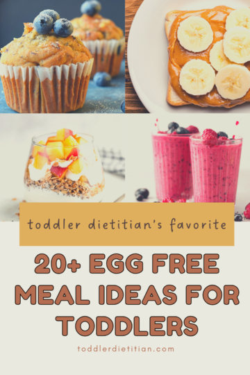 egg free toddler meal ideas