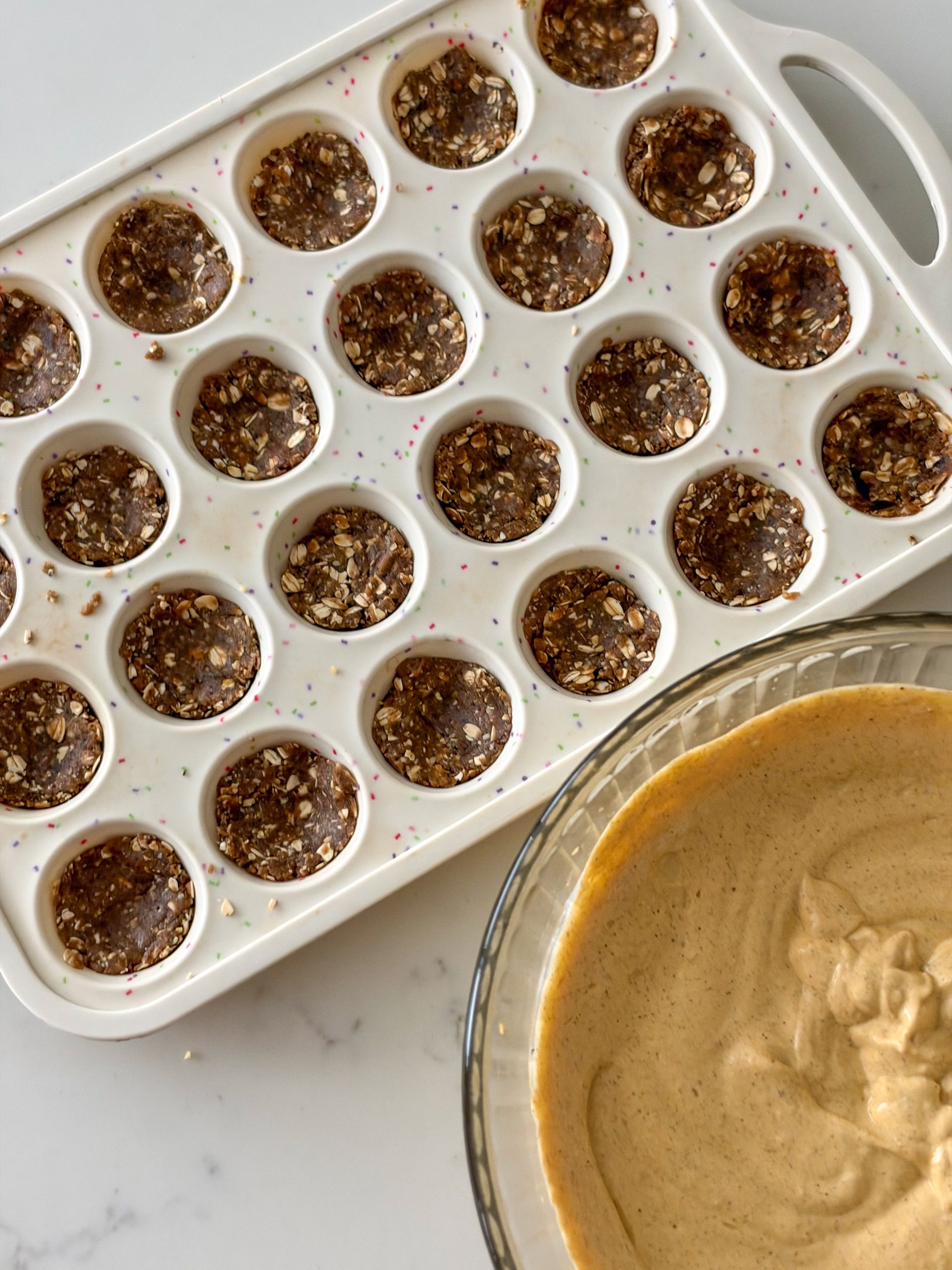 No Bake Pumpkin Cheesecake Bites with Cottage Cheese