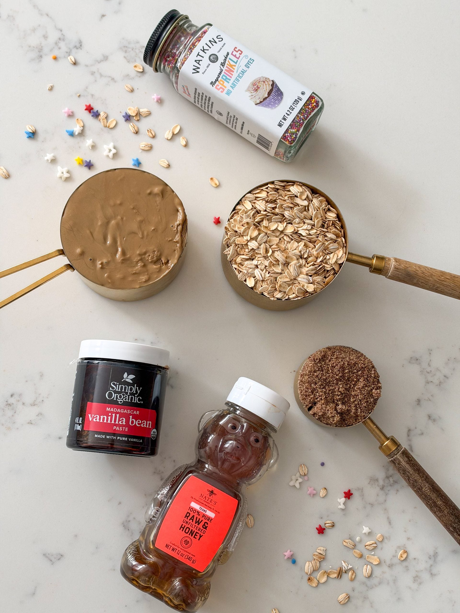 ingredients for toddler snack bars