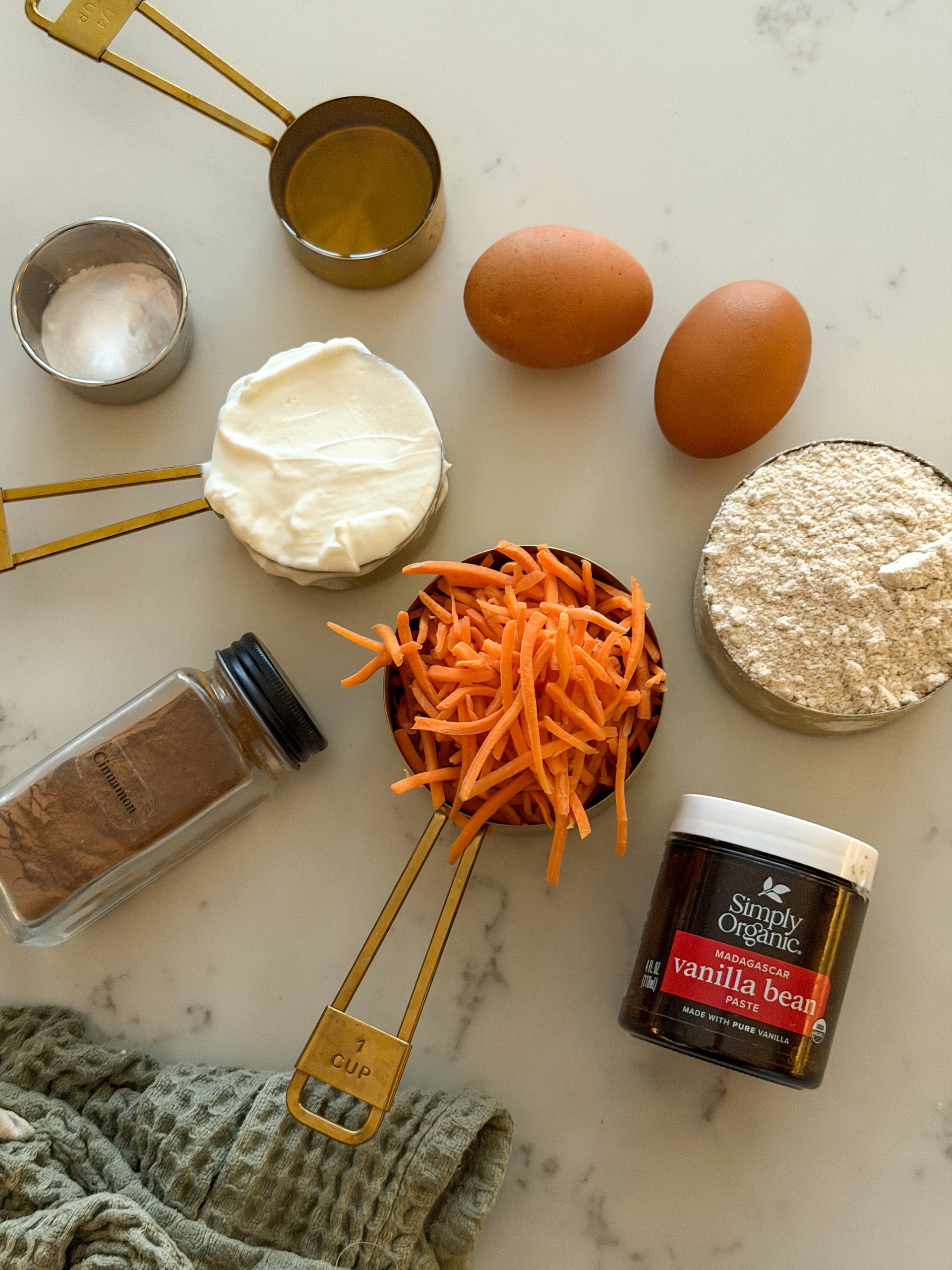 ingredients for healthy blueberry waffles
