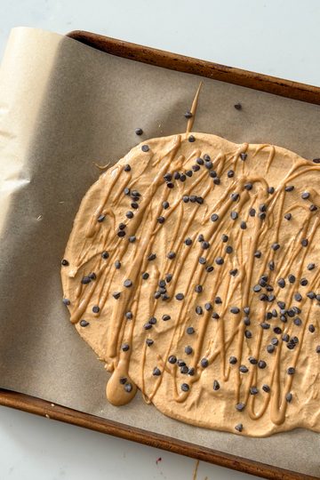 pumpkin frozen yogurt bark