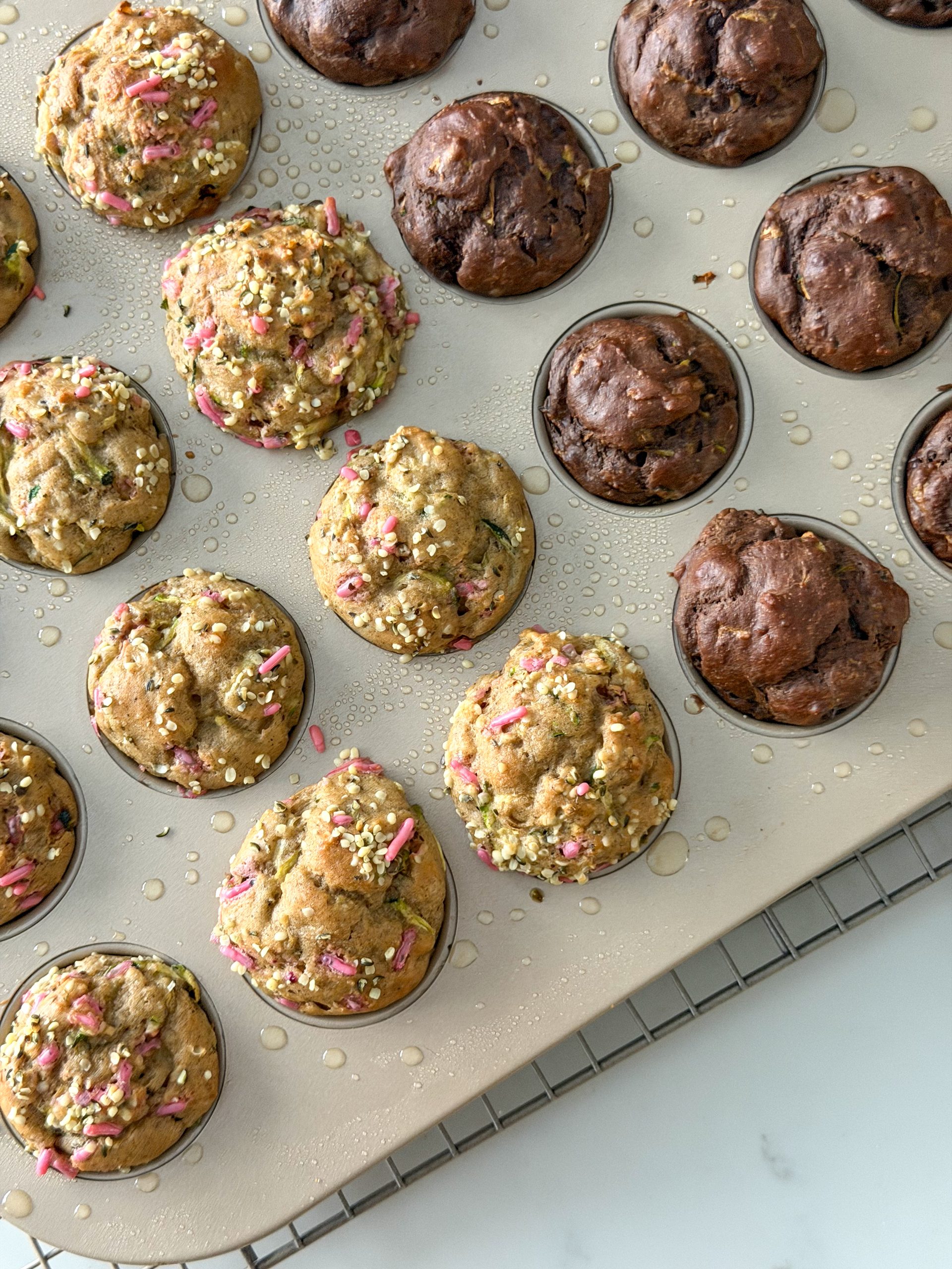 Zucchini Yogurt Muffins (healthy, made with simple ingredients)