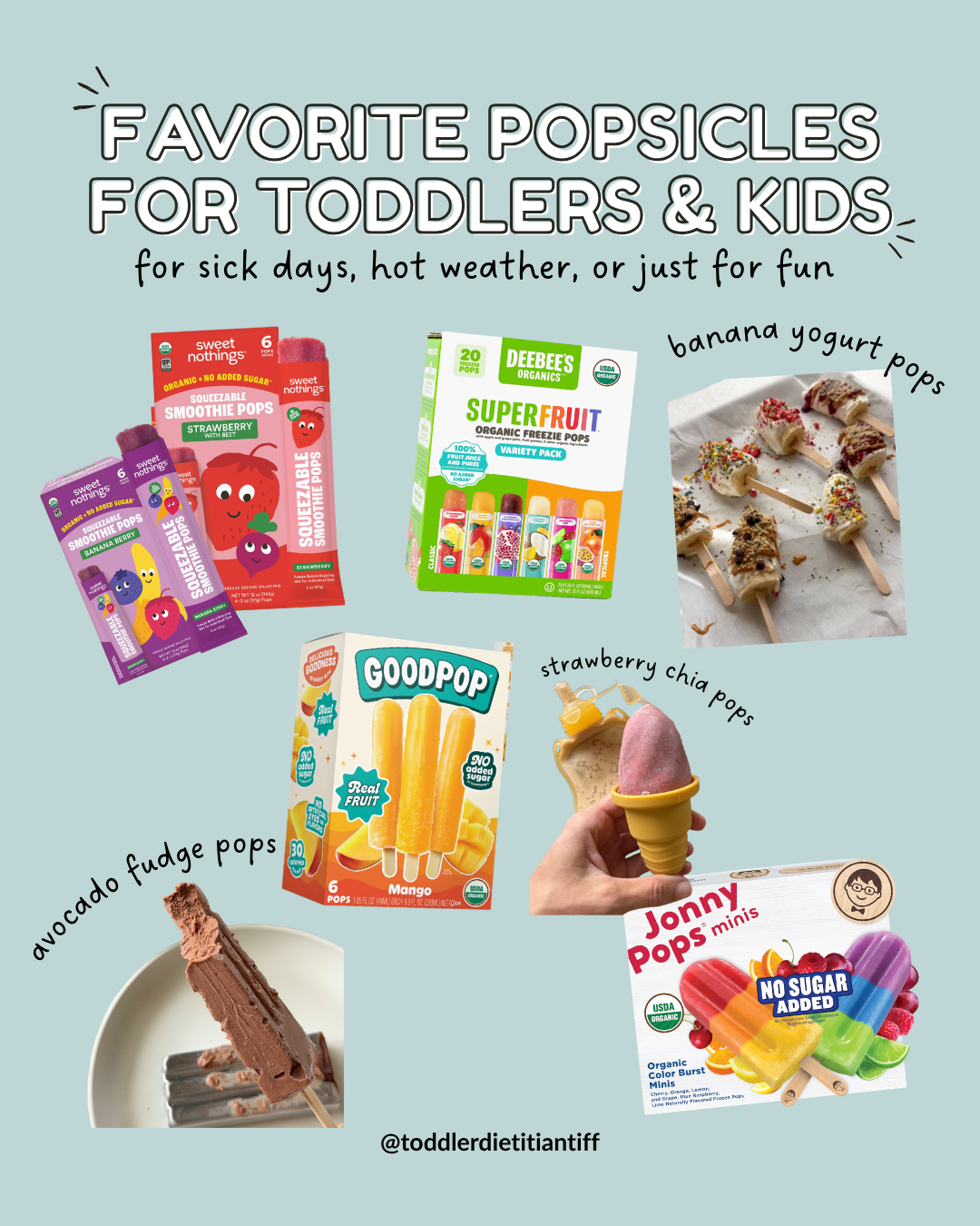popsicles for sick toddlers and kids